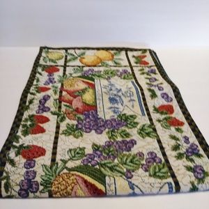 Table runner Fruit Tapestry